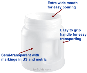 Oil Container 2 Quart/Liter