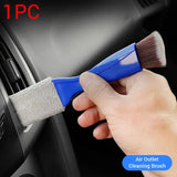 Car Clean Brush Multifunctional Car Air Vent Outlet Dust Removal Brushes for Car Interior Cleaning Detailing Care