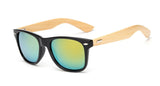 Square Bamboo Wood Sunglasses