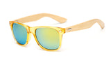 Square Bamboo Wood Sunglasses