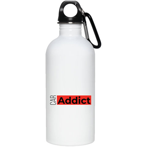 CAR ADDICT STAINLESS STEEL WATER BOTTLE