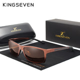 KINGSEVEN Aluminum Magnesium Sunglasses, Polarized Driving Eyewear