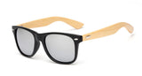 Square Bamboo Wood Sunglasses