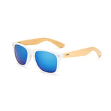 Square Bamboo Wood Sunglasses