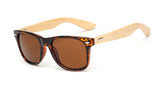 Square Bamboo Wood Sunglasses