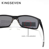 KINGSEVEN Aluminum Magnesium Sunglasses, Polarized Driving Eyewear