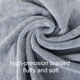 SEAMETAL 3/1Pcs Car Microfiber Towel 800GSM Super Absorption Car Cleaning Hemming Cloth Auto Wash Drying Towels Detailing Rags