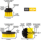 1 Set/3 PCS Electric Drill Brush Kit