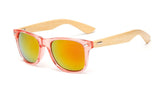 Square Bamboo Wood Sunglasses