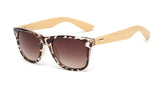 Square Bamboo Wood Sunglasses