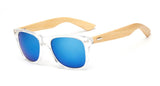 Square Bamboo Wood Sunglasses