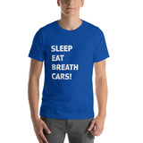 AUTOFESTS "SLEEP, EAT, BREATH, CARS! SHORT SLEEVE T-SHIRT