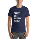 AUTOFESTS "SLEEP, EAT, BREATH, CARS! SHORT SLEEVE T-SHIRT