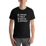 WASH, WAX, DRIVE, REPEAT SHORT-SLEEVE T-SHIRT