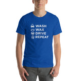 WASH, WAX, DRIVE, REPEAT SHORT-SLEEVE T-SHIRT