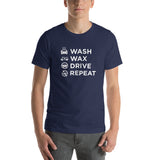 WASH, WAX, DRIVE, REPEAT SHORT-SLEEVE T-SHIRT