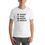 WASH, WAX, DRIVE, REPEAT SHORT-SLEEVE T-SHIRT