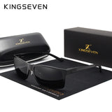 KINGSEVEN Aluminum Magnesium Sunglasses, Polarized Driving Eyewear