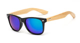 Square Bamboo Wood Sunglasses